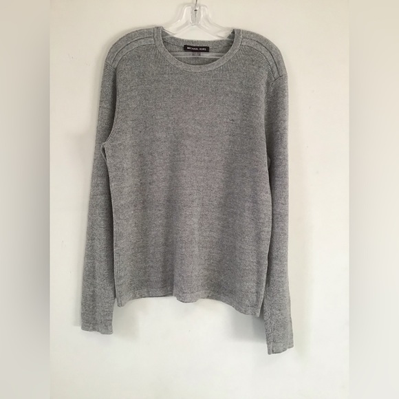Michael Kors Other - Michael Kors gray cotton and wool crew neck sweater.
